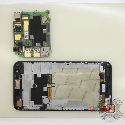 Cómo desmontar HTC One E9s, Paso 12/4