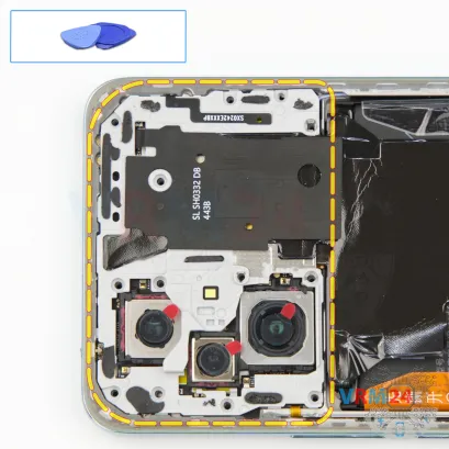 How to disassemble HONOR 200, Step 6/1
