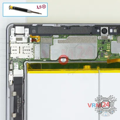 Как разобрать Huawei MediaPad M3 Lite 10'', Шаг 8/1