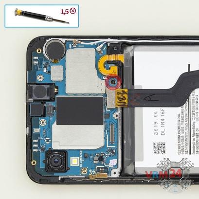 Cómo desmontar Samsung Galaxy A10 SM-A105, Paso 12/1