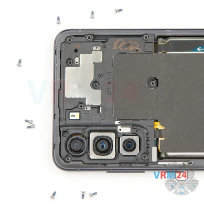 Como desmontar Samsung Galaxy S21 FE SM-G990 por si mesmo, Passo 4/2