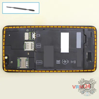 How to disassemble Lenovo Vibe C A2020, Step 4/1