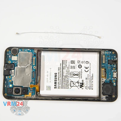 Como desmontar Samsung Galaxy M30s SM-M307 por si mesmo, Passo 11/2