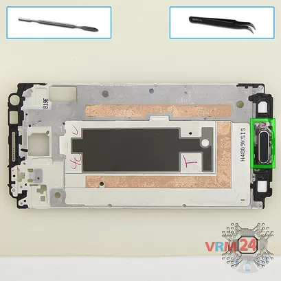 How to disassemble Samsung Galaxy Alpha SM-G850, Step 16/1