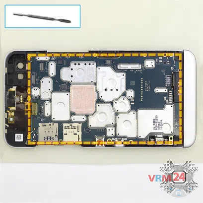 How to disassemble BlackBerry Z30, Step 7/1