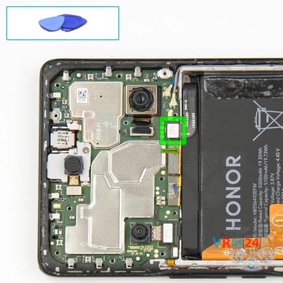 How to disassemble HONOR X9a, Step 8/1