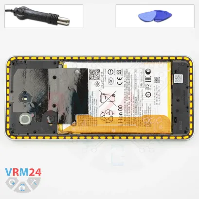 How to disassemble Xiaomi RedMi A5, Step 6/1