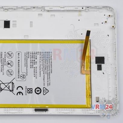Cómo desmontar Huawei MediaPad T1 8.0'', Paso 13/3