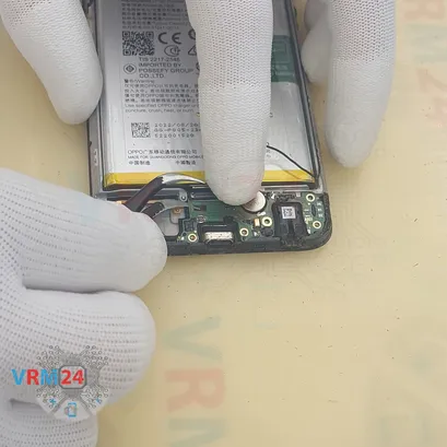 How to disassemble Oppo A55, Step 11/3