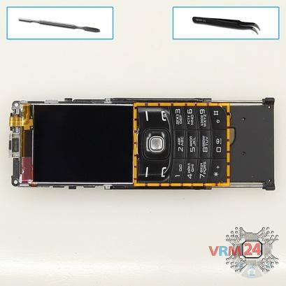 How to disassemble Nokia 8600 LUNA RM-164, Step 20/1