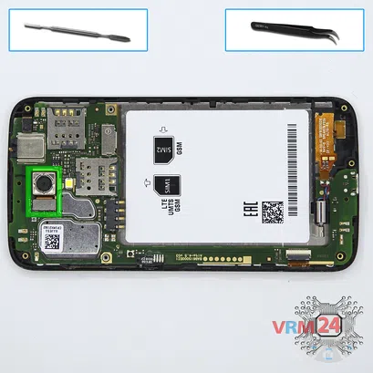 How to disassemble Alcatel OT POP 2 5042D, Step 5/1