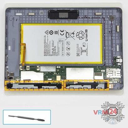 How to disassemble Huawei MediaPad T3 (10''), Step 9/1