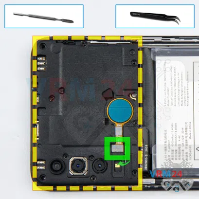 How to disassemble Alcatel 1 SE 5030D, Step 5/1