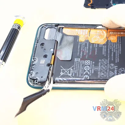 Como desmontar Huawei P40 Lite, Passo 7/3