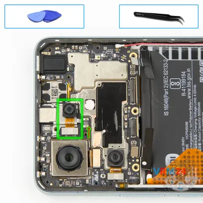 How to disassemble Xiaomi Redmi Note 13 Pro 5G, Step 14/1