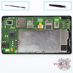 How to disassemble Nokia X2 RM-1013, Step 7/1