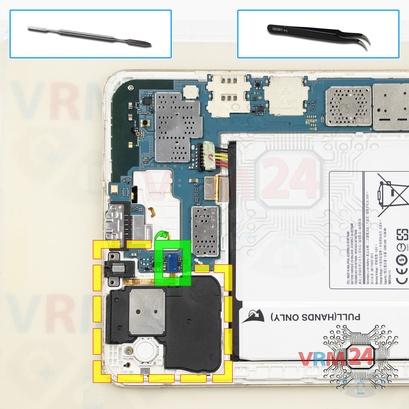 How to disassemble Samsung Galaxy Tab A 8.0'' SM-T355, Step 8/1