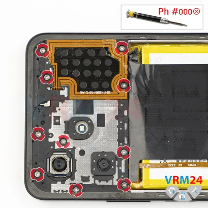 How to disassemble Realme C53, Step 4/1