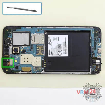 How to disassemble Samsung Galaxy J5 SM-J500, Step 7/1