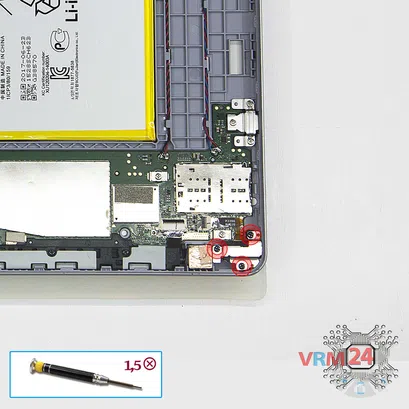 Como desmontar Huawei MediaPad T3 (10'') por si mesmo, Passo 5/1