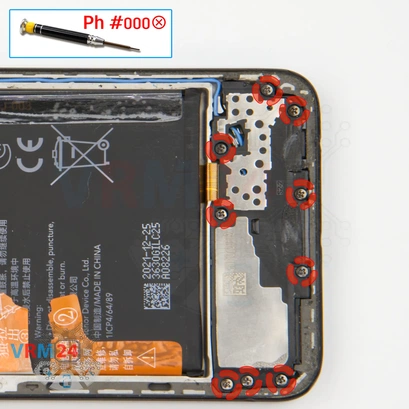 How to disassemble HONOR X8, Step 9/1