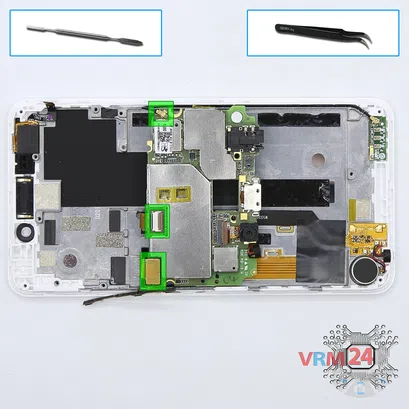 How to disassemble Lenovo A5000, Step 9/1
