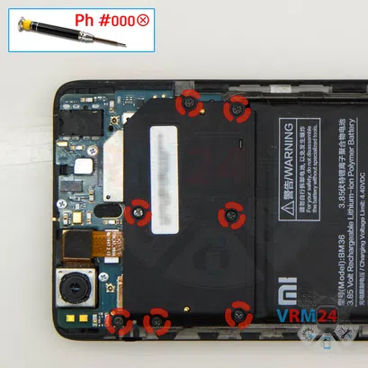 How to disassemble Xiaomi Mi 5S, Step 4/1