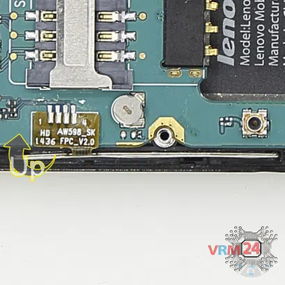 How to disassemble Lenovo A319 RocStar, Step 7/3