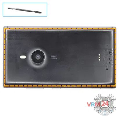 How to disassemble Nokia Lumia 925 RM-892, Step 1/1