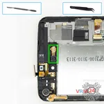Cómo desmontar Samsung Galaxy Tab 3 7.0'' SM-T211, Paso 10/1