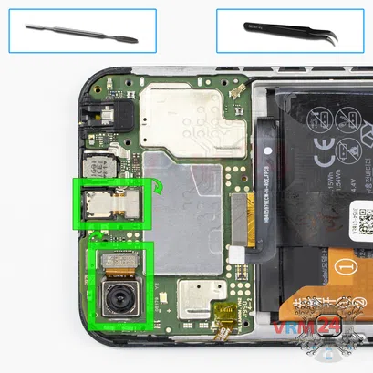 How to disassemble Huawei Y5 (2019), Step 10/1