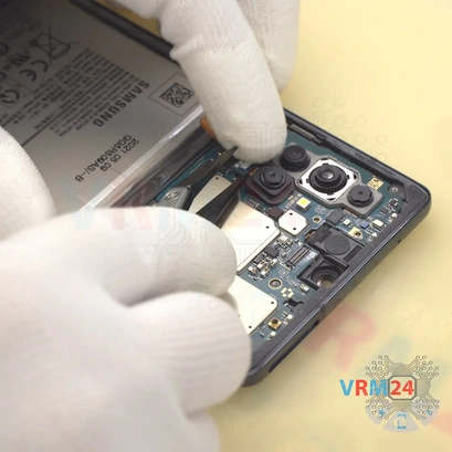 Cómo desmontar Samsung Galaxy A71 5G SM-A7160, Paso 14/4