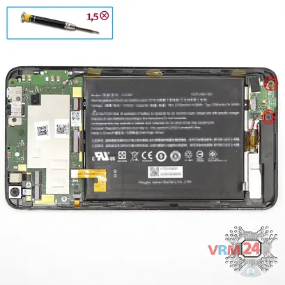 Como desmontar Acer Iconia Talk S A1-734 por si mesmo, Passo 3/1