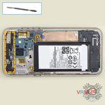 How to disassemble Samsung Galaxy A3 (2017) SM-A320, Step 6/1