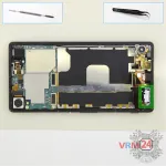 How to disassemble Sony Xperia Z3 Plus, Step 9/1