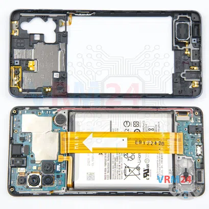 Como desmontar Samsung Galaxy M51 SM-M515 por si mesmo, Passo 5/2