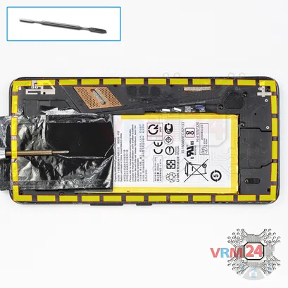 Cómo desmontar Asus ROG Phone ZS600KL, Paso 12/1