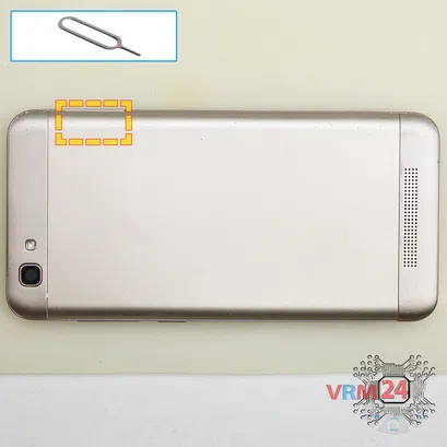 How to disassemble ZTE Blade A610, Step 1/1