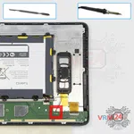 Como desmontar Alcatel OT Pixi 3 9010X por si mesmo, Passo 6/1