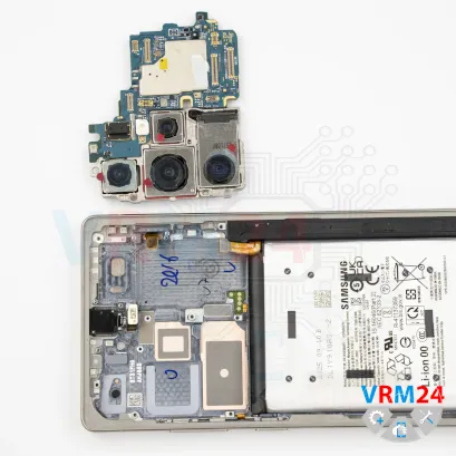 Como desmontar Samsung Galaxy S25 Ultra SM-S938 por si mesmo, Passo 17/2