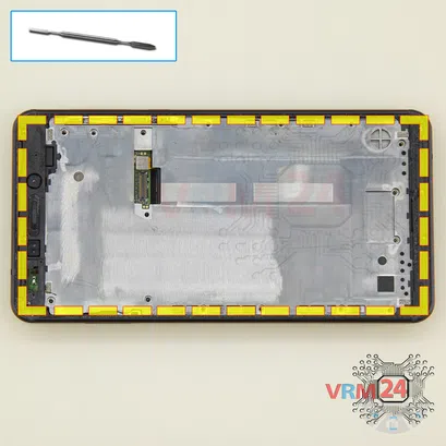 How to disassemble Nokia 6.1 TA-1043, Step 7/1