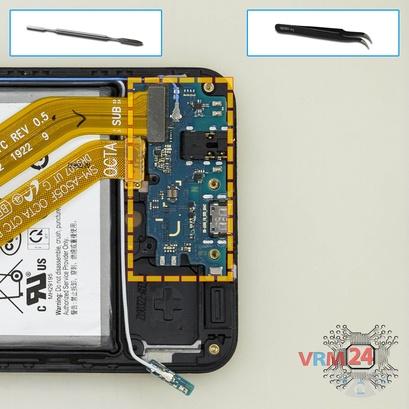 Cómo desmontar Samsung Galaxy A50 SM-A505, Paso 8/1