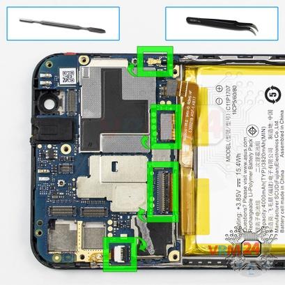 How to disassemble Asus ZenFone Max (M1) ZB555KL, Step 13/1