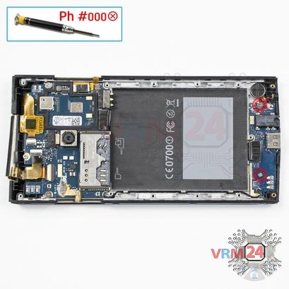 How to disassemble Doogee T3, Step 7/1