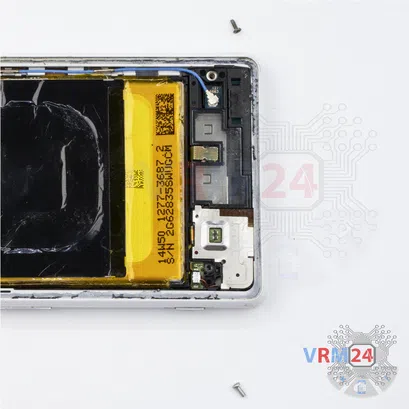 How to disassemble Sony Xperia Z3v, Step 5/2