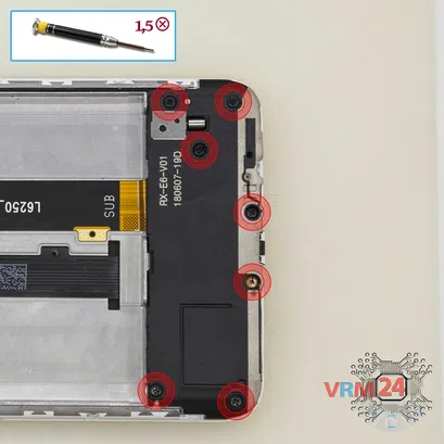 How to disassemble Xiaomi Redmi S2, Step 6/1