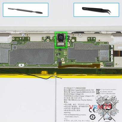 How to disassemble Huawei MediaPad M2 10'', Step 15/1