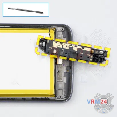 Como desmontar Motorola Moto E5 Plus XT1924 por si mesmo, Passo 14/1