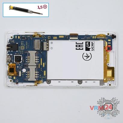 How to disassemble ZTE Blade Buzz, Step 6/1