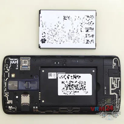 How to disassemble LG K8 K350E, Step 2/2